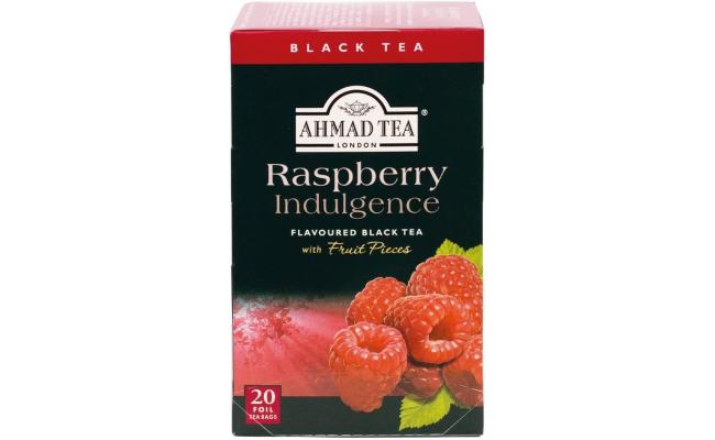 Ahmad Tea Raspberry Indulgence Fruit, Pack of 20